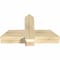 Ekena Millwork Eugene Rough Sawn Timber Gable Bracket, Douglas Fir, 36"W x 21"H x 6"D x 6"F, 14/12 Pitch GBW036X21X0606EUG00RDF - alternate 3